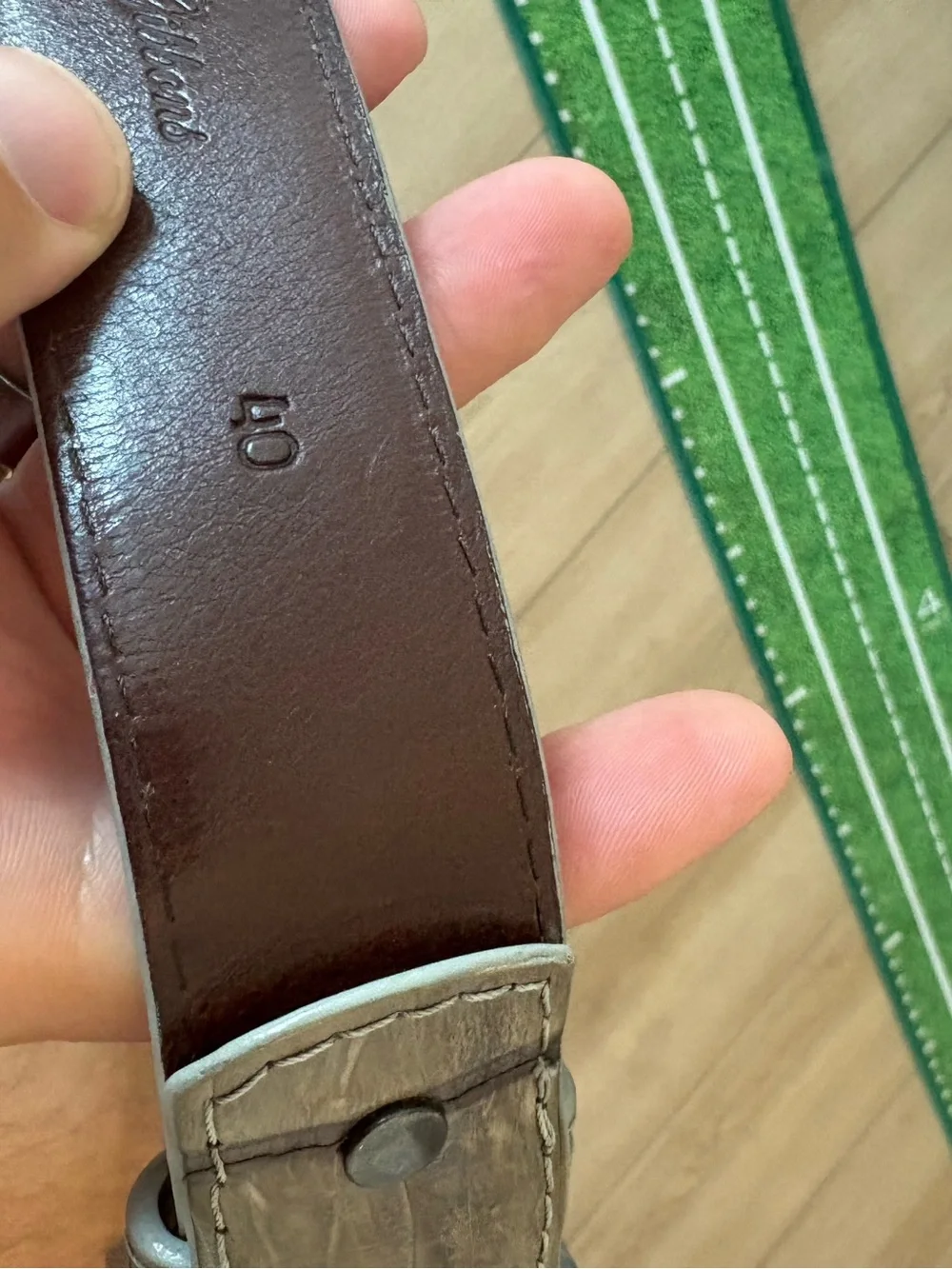 Crocodile Mens Belt Golf 40 Patrick Gibbons